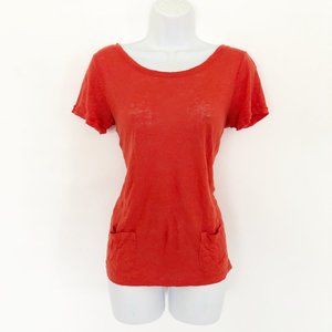 Bright Orange Red Tee
